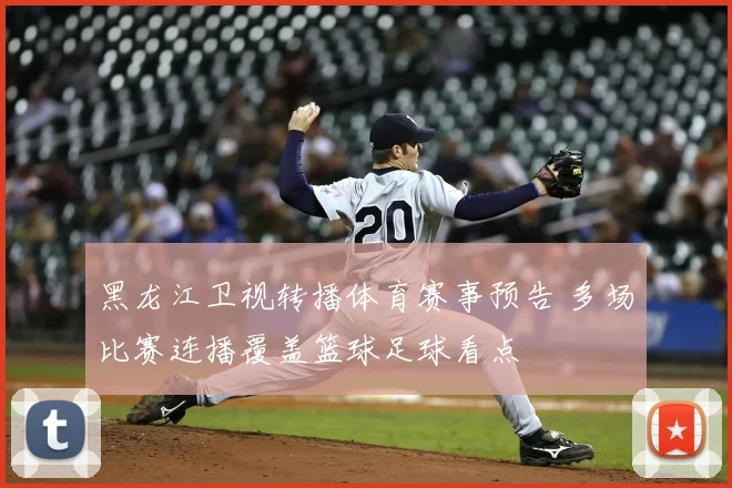 黑龙江卫视转播体育赛事预告 多场比赛连播覆盖篮球足球看点